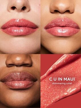 Fenty Beauty C U In Maui Gloss Bomb Stix- multi shimmering coral gloss stick,